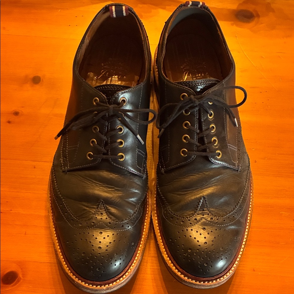 Classic Black Leather Men's Shoes